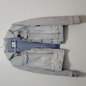 Jean/sweater jacket